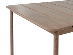 Discount Beliani Set da pranzo da giardino 6 posti FLAVIA con cuscini Metallo Tortora Beige Marrone