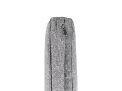 New Beliani Set da pranzo da giardino 6 posti ORISTANO con cuscini Cemento Nero Grigio Marrone Nero