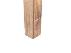 Clearance Beliani Set da pranzo da giardino 4 posti ORISTANO con cuscini Cemento Nero Marrone Grigio Nero