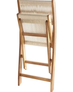 Hot Beliani Set da pranzo da giardino 4 posti PROSSEDI Legno d'acacia Beige Beige Marrone