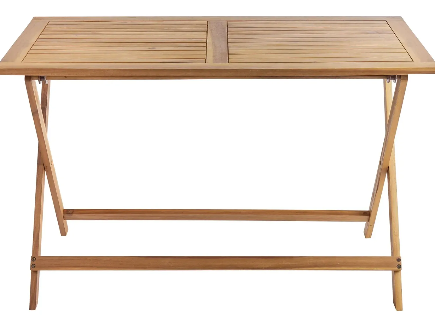 Beliani Set da pranzo da giardino 4 posti PROSSEDI Legno d'acacia Verde Marrone Verde
