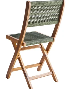 Beliani Set da pranzo da giardino 4 posti PROSSEDI Legno d'acacia Verde Marrone Verde