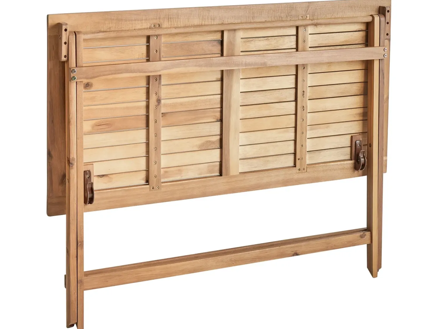 Beliani Set da pranzo da giardino 4 posti PROSSEDI Legno d'acacia Verde Marrone Verde