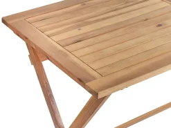 Beliani Set da pranzo da giardino 4 posti PROSSEDI Legno d'acacia Verde Marrone Verde