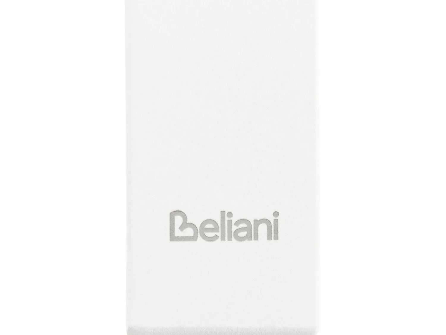 Online Beliani Set da pranzo da giardino 4 posti MALETTO/BUSSETO Metallo Bianco Bianco Grigio Marrone Trasparente