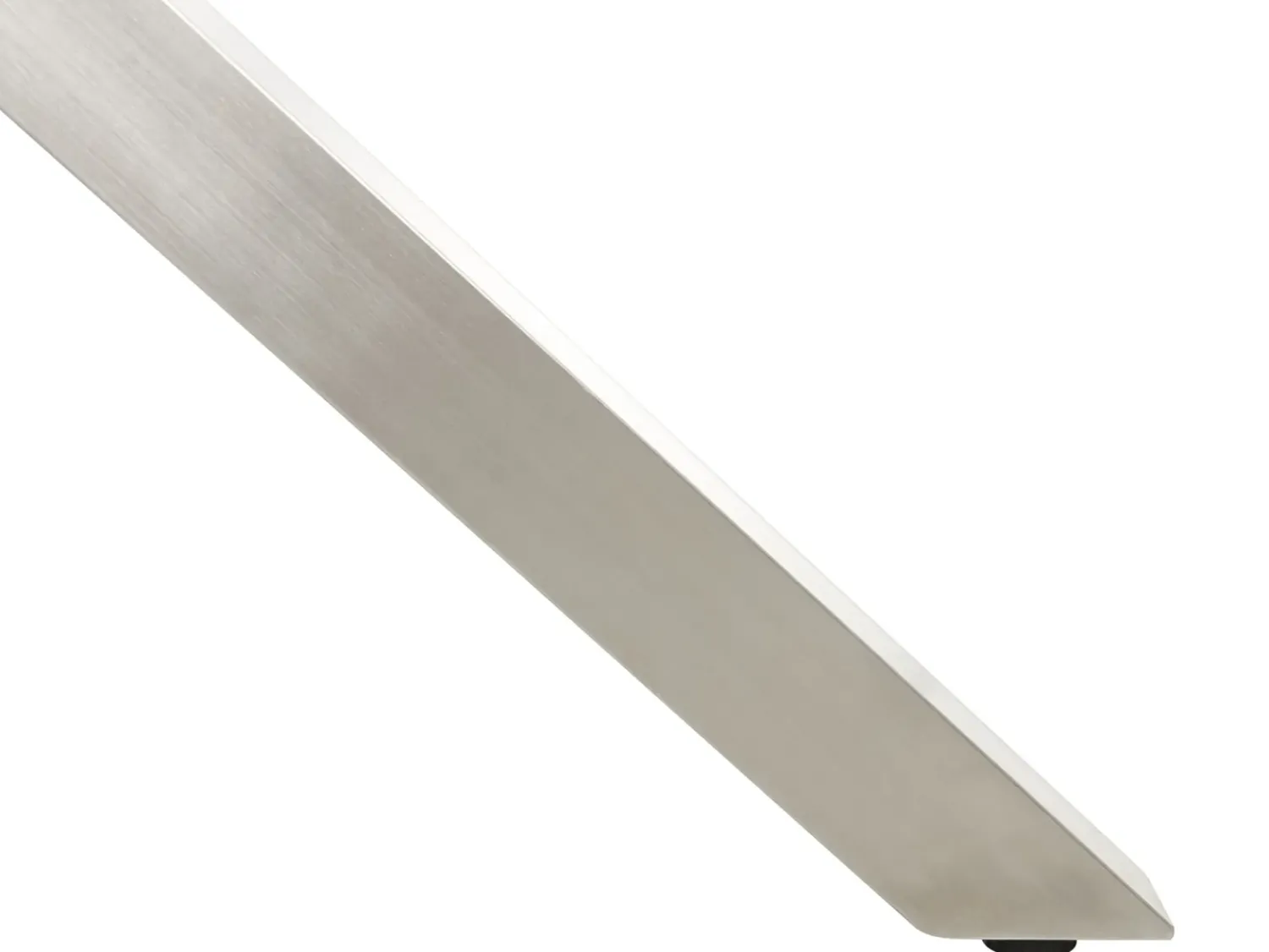 Beliani Set da pranzo da giardino 4 posti MALETTO/GROSSETO Acciaio inox Argento Argento Marrone Trasparente