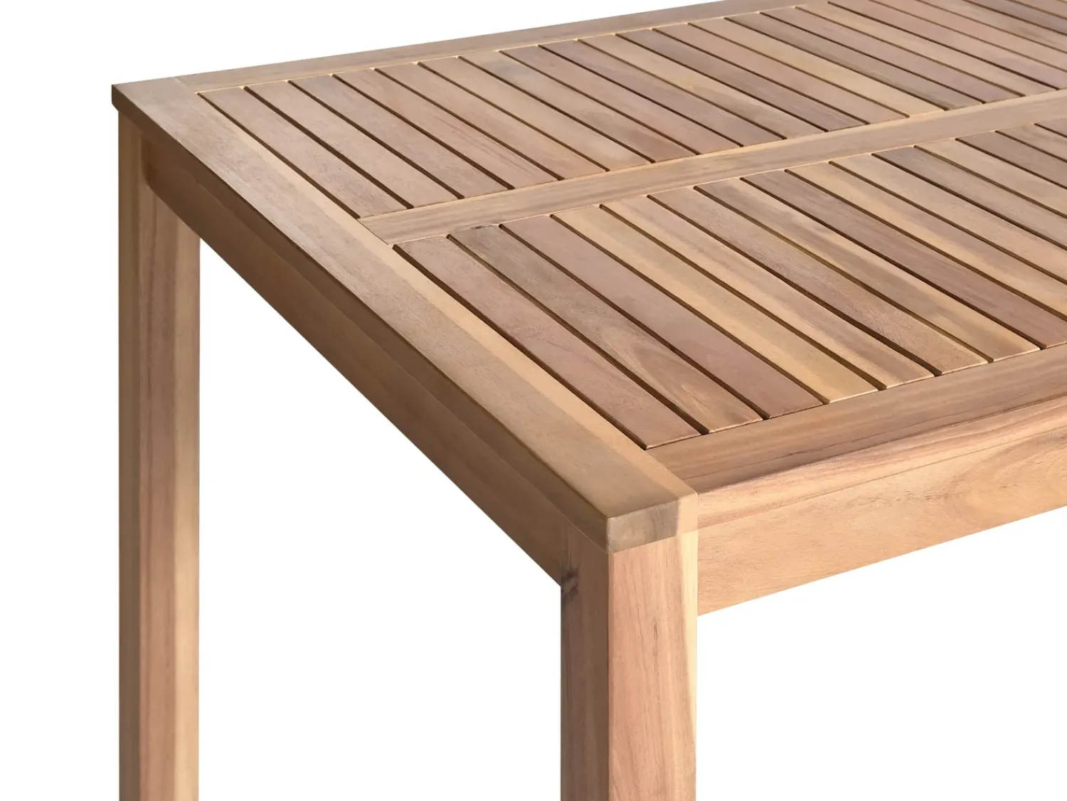 Hot Beliani Set da pranzo da giardino 8 posti OMBRIANO Legno di acacia certificato chiaro Marrone