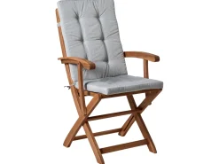 Outlet Beliani Set da pranzo da giardino 8 posti MAUI PREMIUM Legno d'acacia Grigio melange Grigio Marrone