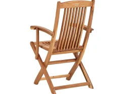 Sale Beliani Set da pranzo da giardino 8 posti MAUI PREMIUM Legno d'acacia Rosso Marrone Rosso