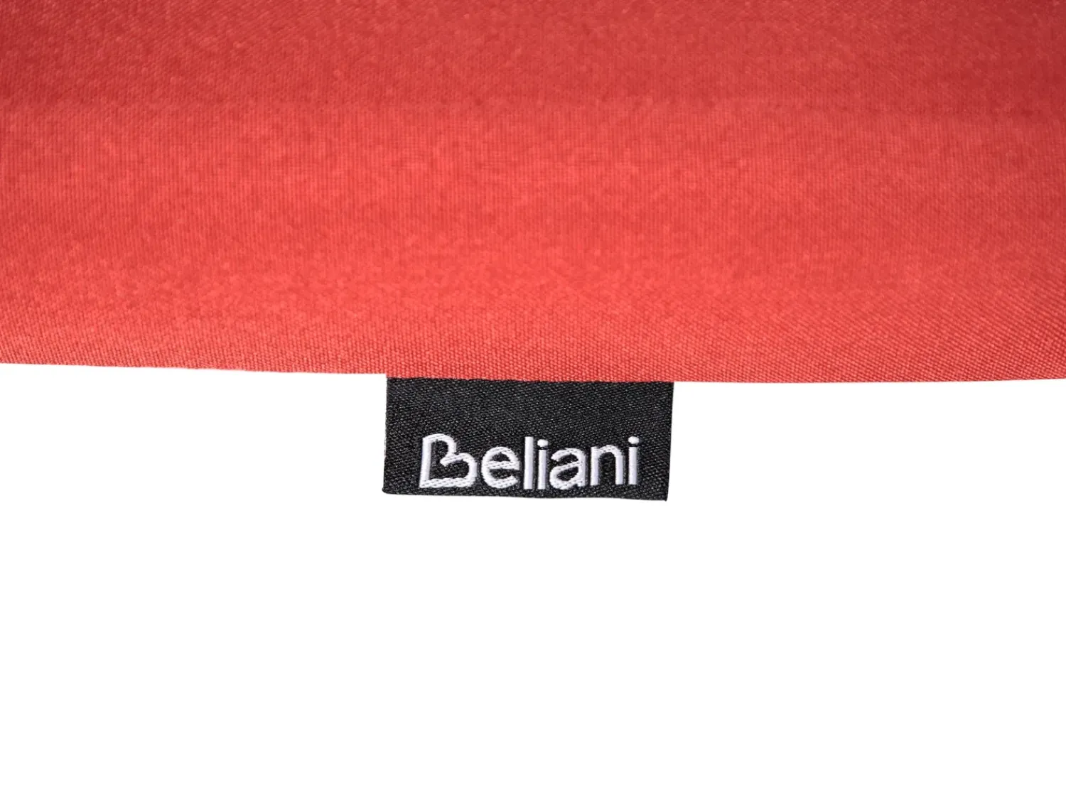 Sale Beliani Set da pranzo da giardino 8 posti SASSARI PREMIUM con cuscini Legno di acacia certificato Rosso Rosso Marrone