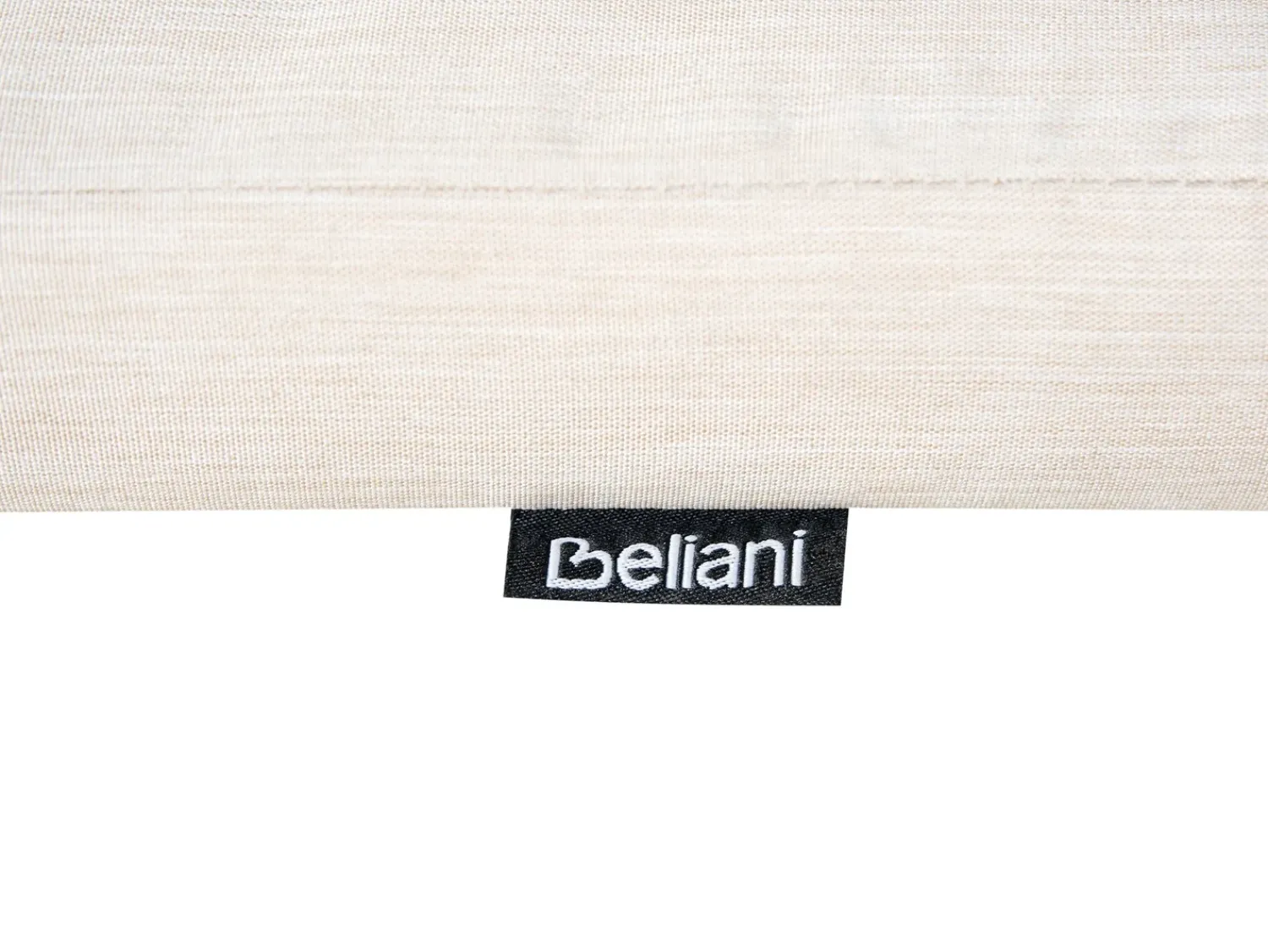 New Beliani Set da pranzo da giardino 6 posti JAVA PREMIUM Legno d'acacia Beige chiaro Beige Marrone