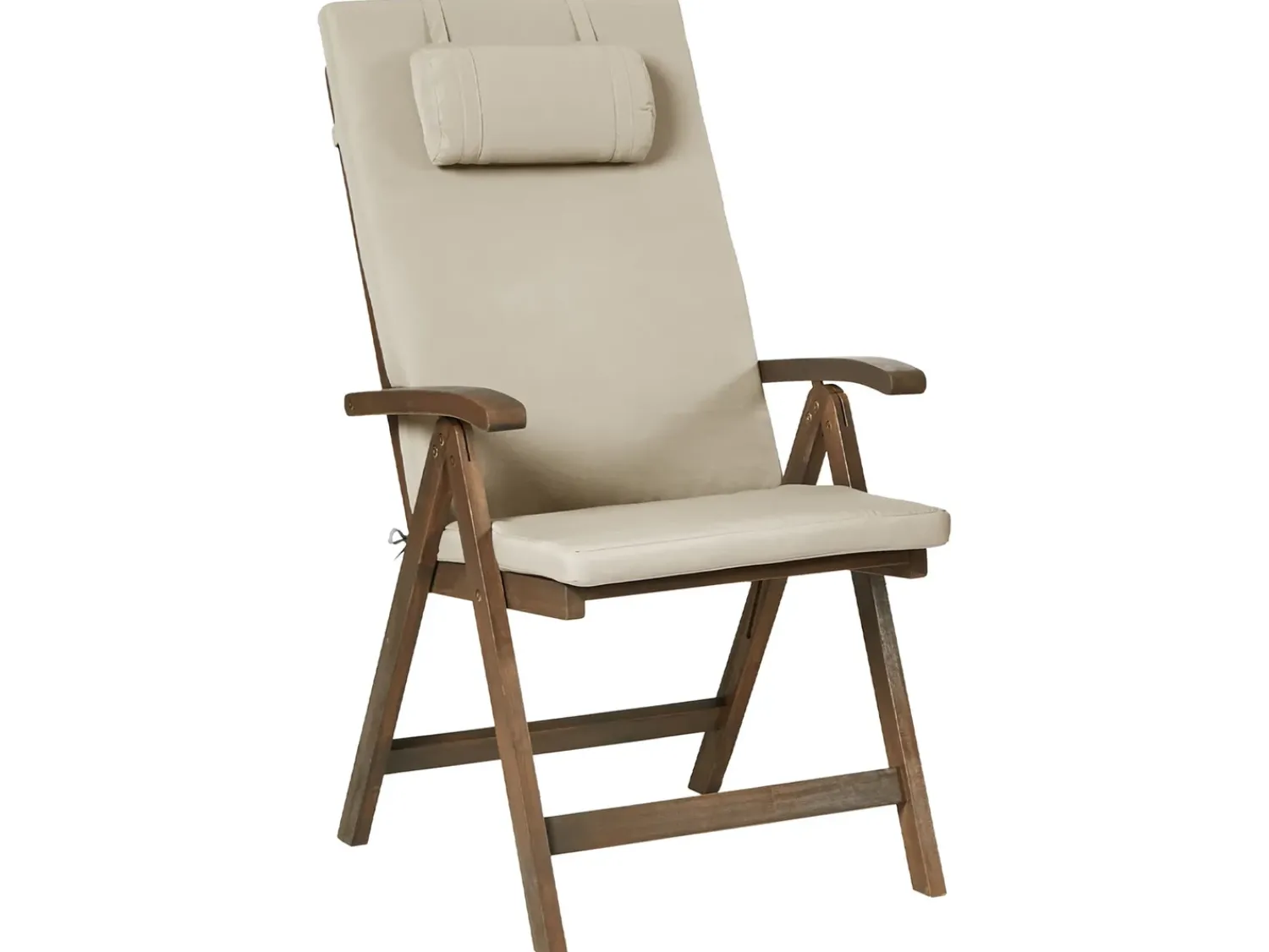 Online Beliani Set da pranzo da giardino 6 posti AMANTEA PREMIUM Legno d'acacia Tortora Beige Marrone