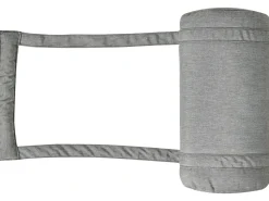 Beliani Set da pranzo da giardino 6 posti AMANTEA PREMIUM Legno d'acacia Grigio melange Marrone Grigio