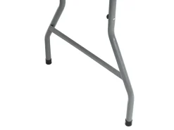 New Beliani Set da pranzo da giardino 4 posti CUGNOLI Pieghevole Bianco Bianco Argento