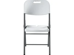 Discount Beliani Set da pranzo da giardino 6 posti CUGNOLI Pieghevole Bianco Bianco Argento