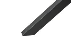 Clearance Beliani Set da pranzo da giardino 4 posti MALETTO/TAVIANO con cuscini Metallo Grigio/Nero Marrone Grigio Nero