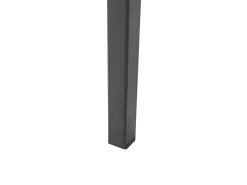 Outlet Beliani Set da pranzo da giardino 4 posti MALETTO/TAVIANO con cuscini Metallo Nero Marrone Nero