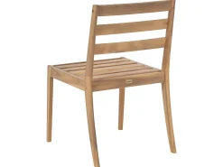 Outlet Beliani Set da pranzo da giardino 8 posti CHIOGGIA Legno di acacia certificato chiaro Marrone