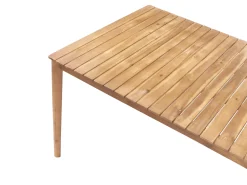 New Beliani Set da pranzo da giardino 6 posti JACO/SUMIRAGO Legno d'acacia chiaro Marrone