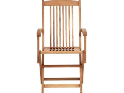 Beliani Set da pranzo da giardino 8 posti MAUI PREMIUM Legno d'acacia Blu Blu Marrone