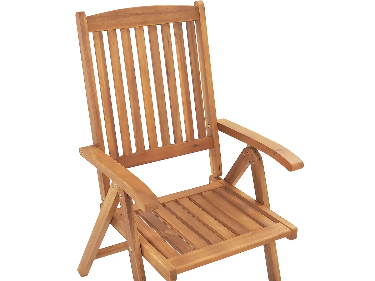New Beliani Set da pranzo da giardino 6 posti JAVA PREMIUM Legno d'acacia Blu Blu Marrone