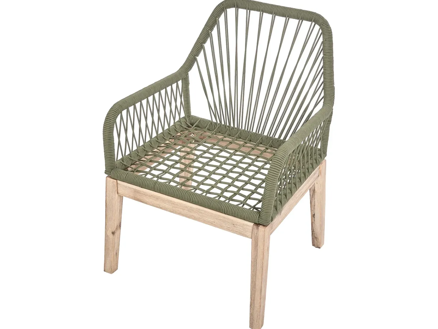 Online Beliani Set da pranzo da giardino 6 posti OLBIA Verde oliva Beige Marrone Verde