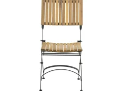 Hot Beliani 6 posti LASCARI Pieghevole Legno d'acacia Marrone chiaro Marrone Nero