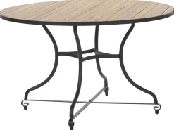Hot Beliani 4 posti LASCARI Pieghevole Legno d'acacia Marrone chiaro Marrone Nero