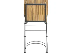 Hot Beliani 4 posti LASCARI Pieghevole Legno d'acacia Marrone chiaro Marrone Nero