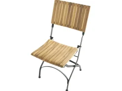 Hot Beliani 4 posti LASCARI Pieghevole Legno d'acacia Marrone chiaro Marrone Nero