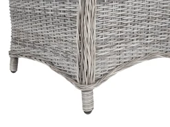 Online Beliani Set da pranzo da giardino 6 posti CASCAIS con cuscini Rattan sintetico (PE) Grigio