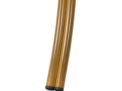 Clearance Beliani Set da pranzo da giardino 4 posti RIFREDDO Rattan sintetico (PE) Blu Beige Bianco Naturale Blu