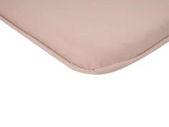 Beliani Set da pranzo da giardino 6 posti ALIANO con cuscini Rattan sintetico (PE) Rosa pastello Beige Naturale Nero Rosa