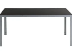Outlet Beliani Set da pranzo da giardino 6 posti CATANIA Nero Argento Nero
