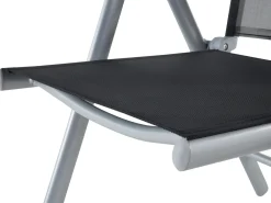 Outlet Beliani Set da pranzo da giardino 6 posti CATANIA Nero Argento Nero