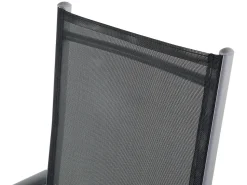 Outlet Beliani Set da pranzo da giardino 6 posti CATANIA Nero Argento Nero