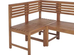 Sale Beliani Set da pranzo per balcone 4 posti TREIA Legno d'acacia Marrone