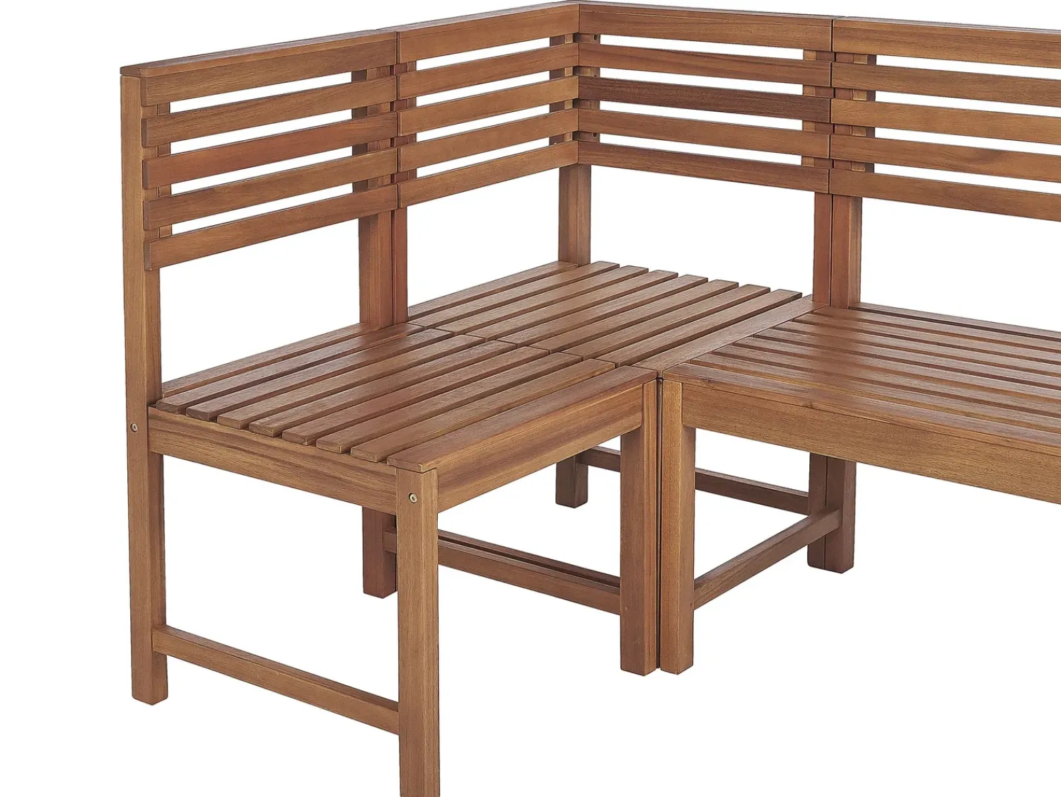 Sale Beliani Set da pranzo per balcone 4 posti TREIA Legno d'acacia Marrone