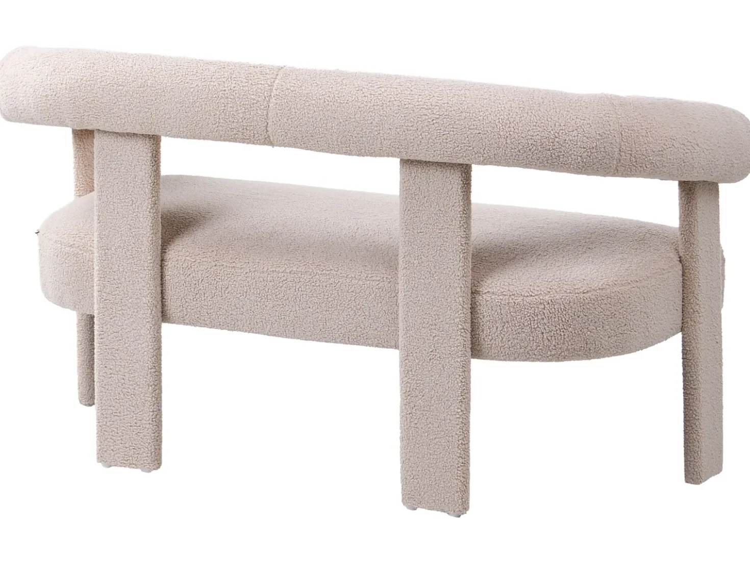 Set da salotto ILBRO Bouclé Beige chiaro