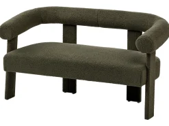 Set da salotto ILBRO Bouclé Verde scuro