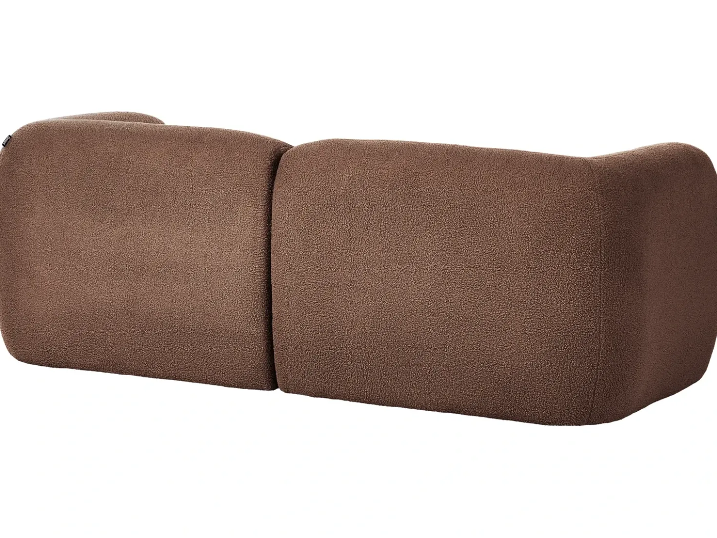 Set da salotto modulare 4 posti MJALBI Bouclé Marrone