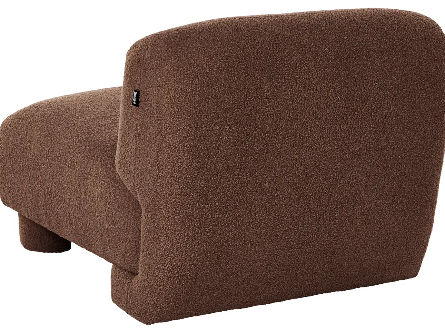 Set da salotto modulare 4 posti MJALBI Bouclé Marrone