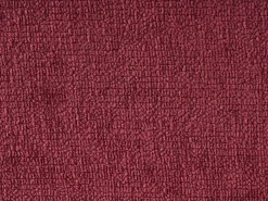 Set da salotto 5 posti ALNOR Ciniglia Bordeaux