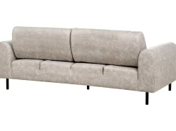Set da salotto 4 posti ASKIM Tessuto Grigio chiaro