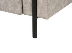 Set da salotto 4 posti ASKIM Tessuto Grigio chiaro