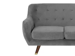 Set da salotto 6 posti BODO Velluto Grigio