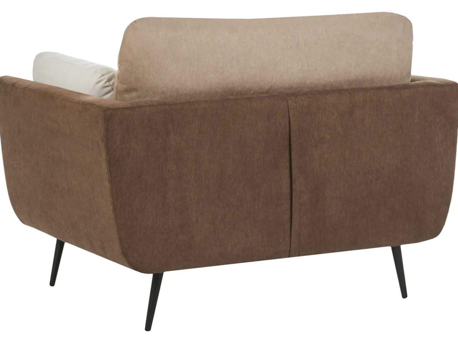 Set da salotto 4 posti BOLGA Tessuto Marrone