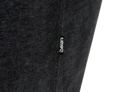 Set da salotto 3 posti EIBY Ciniglia Nero