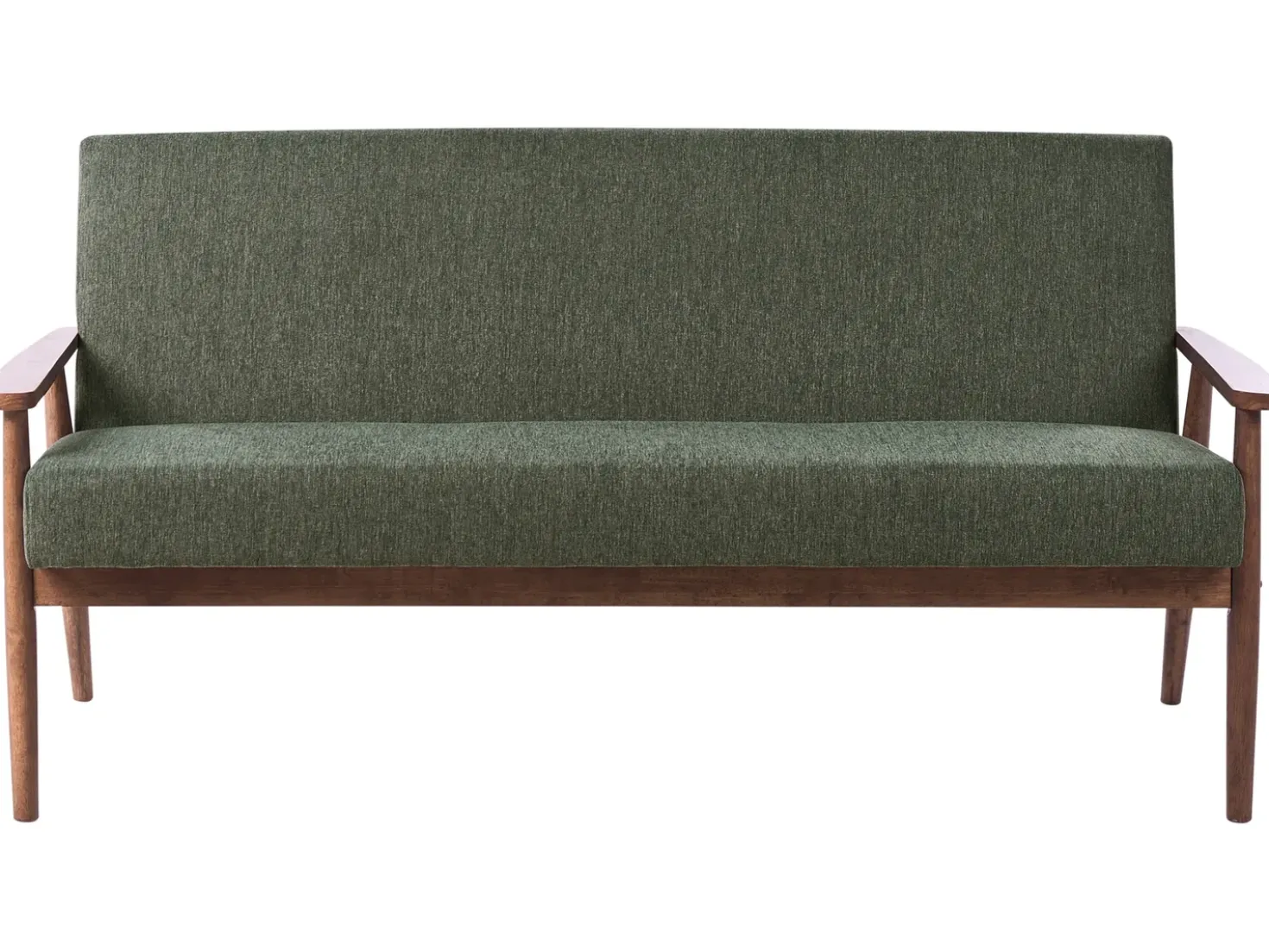 Set da salotto 6 posti ESRUM Tessuto Marrone scuro/Verde