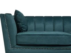 Set da salotto 5 posti GAULA Velluto Foglia di tè